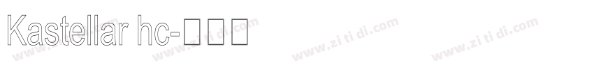Kastellar hc字体转换